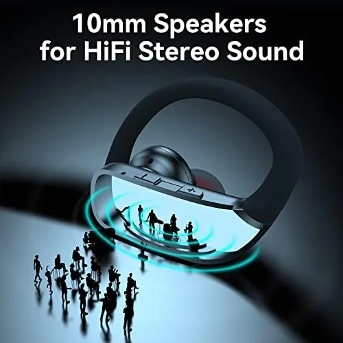 Another view of the bmani Ear Buds Wireless Earbuds Bluetooth Headphones with 80H Playtime