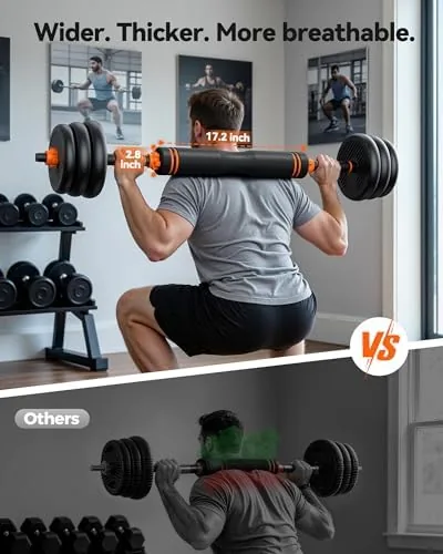 Another view of the FEIERDUN DS2 Adjustable Dumbbells, 20/30/40/45/70/90lbs Free Weight Set with Connector