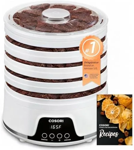 Overview of the Cosori Food Dehydrator, 5 BPA-Free Trays, 165°F Temperature Control, 350W