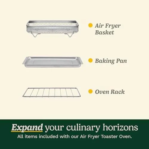The Cuisinart Compact Air Fryer Toaster Oven, Stainless Steel Fryer with compared in context