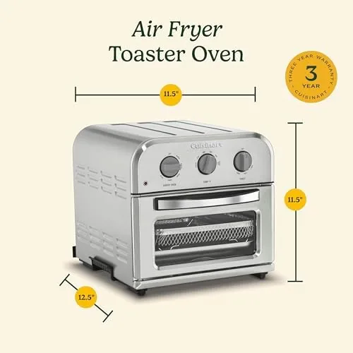 Testing the Cuisinart Compact Air Fryer Toaster Oven, Stainless Steel Fryer with over two weeks