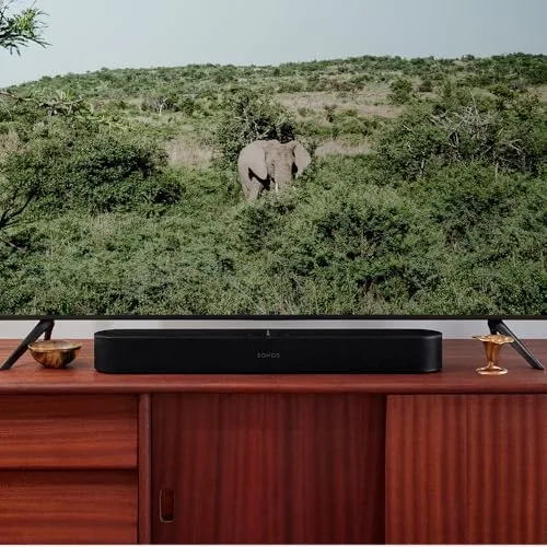 Close up of the Sonos Beam Gen 2 fabric grille