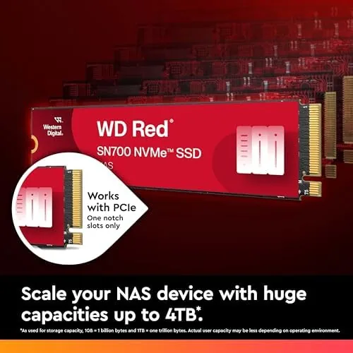 The Western Digital 500GB WD Red SN700 NVMe Internal Solid State compared in context