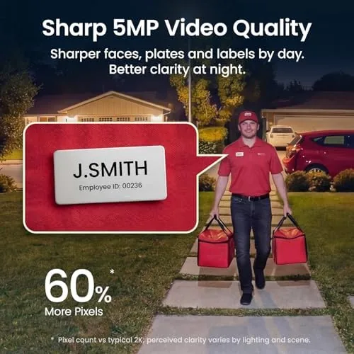 Close look at the aosu 5MP Ultra HD Wireless & Wired Video Doorbell Camera build quality