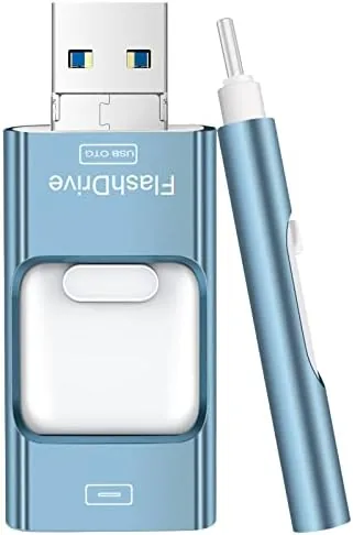 Overview of the Flash Drive for Phone 256GB, 4 in 1 USB Type