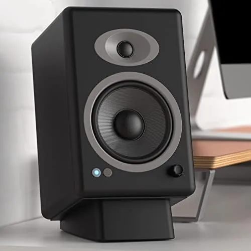 The HumanCentric Desktop Speaker Stands Wedge for Medium Speakers, Angled | compared in context
