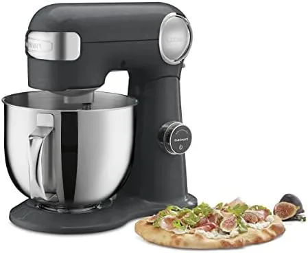 Cuisinart Precision Pro 5.5 quart stand mixer in graphite on a kitchen counter
