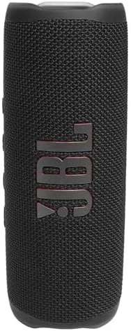 Compact portable Bluetooth speaker on a kitchen counter