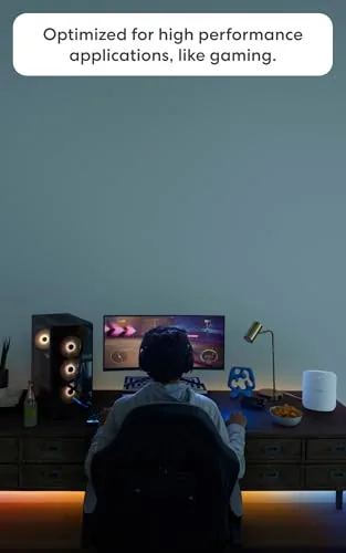 Two eero units compared side by side to show the mesh design