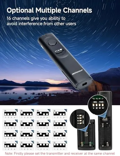 Close look at the PROfezzion 164ft Remote Shutter Release Wireless for Select Canon Cameras build quality