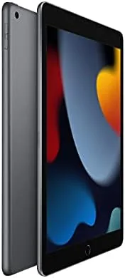 Close view of the home button and bezels on the iPad 9th Generation