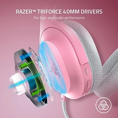 Side by side comparison of the Barracuda X with a heavier gaming headset