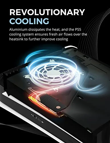 Temperature readout from the PS5 storage during a gaming session