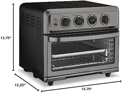 TOA-70BKS next to a smaller basket air fryer