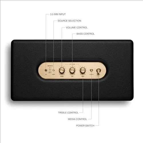 The Marshall Woburn III Bluetooth Home Speaker - Loud Stereo Sound compared in context