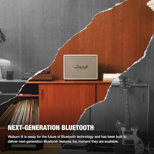 The Marshall Woburn III Bluetooth Home Speaker - Loud Stereo Sound in real use