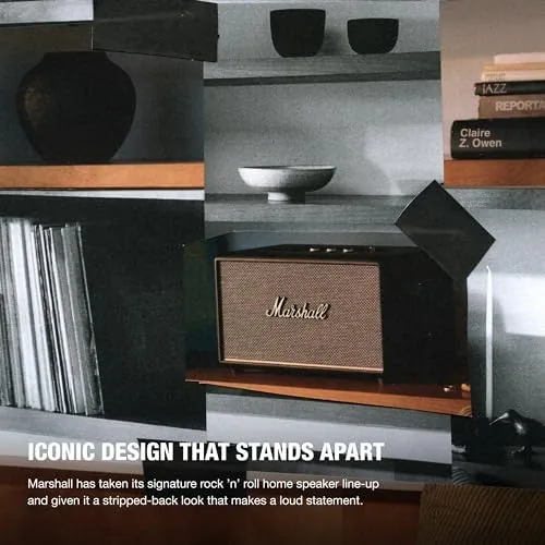 Detail shot of the Marshall Stanmore III Bluetooth Home Speaker - Loud Stereo Sound features