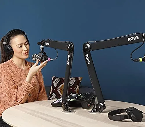 Side by side comparison of the PSA1+ and a budget boom arm