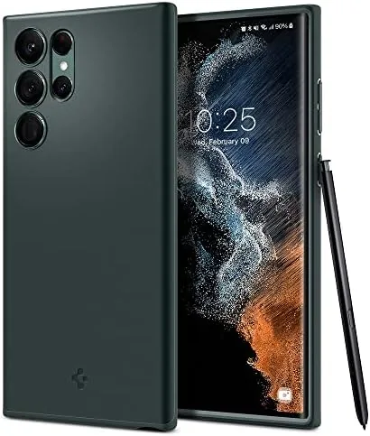 Another view of the Spigen Thin Fit for Samsung Galaxy S22 Ultra - Black