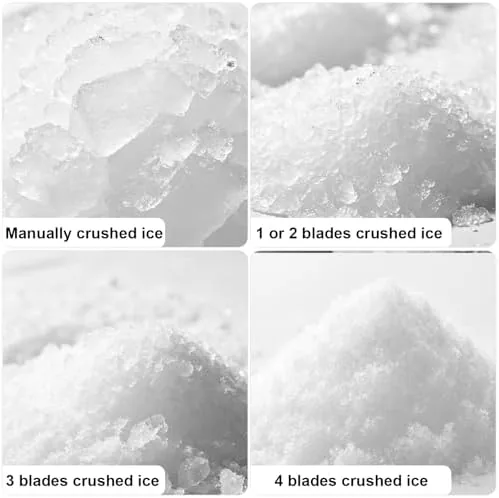 The Reespring Snow Cone Machine Shaved Ice Machine Ice Crusher with in real use