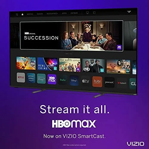The smart TV home screen showing free streaming channels