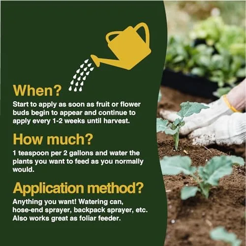 The Farmer's Secret Fruit & Bloom Booster Fertilizer - Super Concentrated in real use