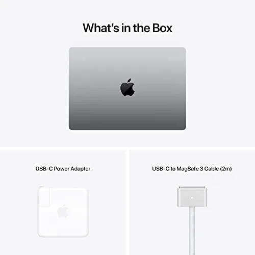 Battery and system settings screen on the MacBook Pro 14
