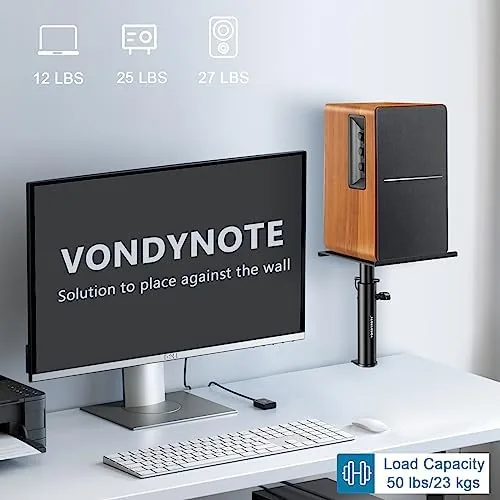 Testing the Vondynote Studio Monitor Stands Clamp Speaker Stands with Isolation Pads over two weeks