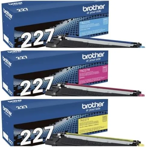 Brother TN227(CMY) High Yield Color Toner Set Cyan,Magenta, Yellow 3 Pack for HL-L3210CW, HL-L3230CDW Review: Tested and Rated