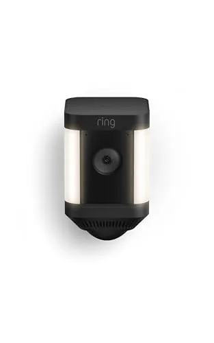 Close look at the Ring Spotlight Cam Plus, Battery, Home or business security with build quality