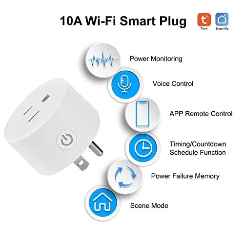 Close look at the Tuya WiFi Smart Plug Works with Alexa Google Assistant IFTTT build quality