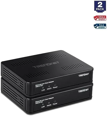 The TRENDnet Ethernet Over Coax MoCa 2.5 Adapter (2-Pack), TMO-312C2K | compared in context