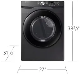 The control dial and display on the Samsung washer