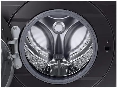 The washer running through a high speed spin cycle