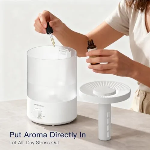 The MegaWise Healthy Top-Refill Cool Mist Humidifiers for Bedroom, 24dB Ultrasonic compared in context