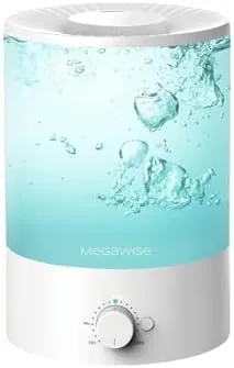 MEGAWISE 3.5L Cool Mist Humidifier - Ultra-Quiet Ultrasonic Vaporizer with Top-Fill Design, Essential Oil Review: Tested and Rated