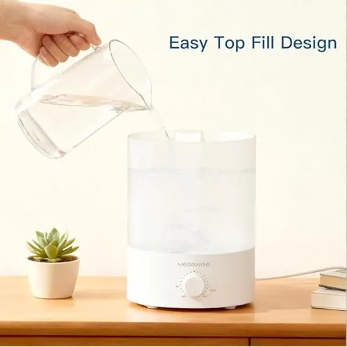 Another view of the MEGAWISE 3.5L Cool Mist Humidifier ,  Ultra-Quiet Ultrasonic Vaporizer with