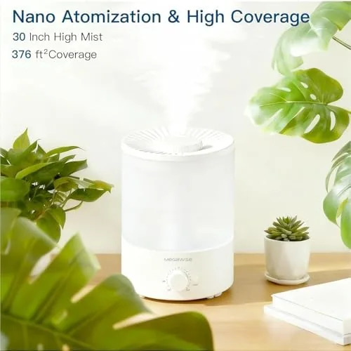 Testing the MEGAWISE 3.5L Cool Mist Humidifier ,  Ultra-Quiet Ultrasonic Vaporizer with over two weeks