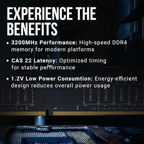 A benchmark run showing memory speed and latency readings on the test system