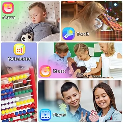 The Smart Watch for Kids with 39 Games Alarm Clock, Touchscreen compared in context