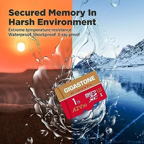 Testing the 【5-Years Data Recovery】 GIGASTONE 1TB Micro SD Card, 4K Camera over two weeks
