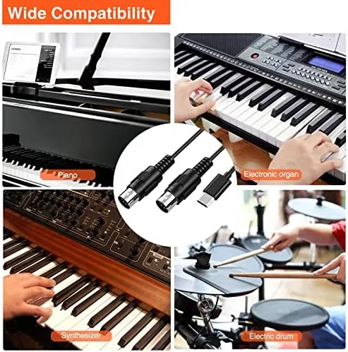 Testing the LEKATO MIDI Cable, MIDI to USB C, Type-C MIDI Interface over two weeks
