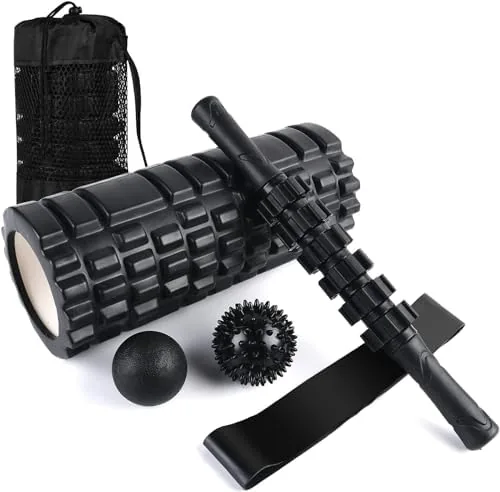 6 in1 Foam Roller Set, Trigger Point Foam Roller, Yoga Stick, Massage Ball, Fixation Review: Tested and Rated