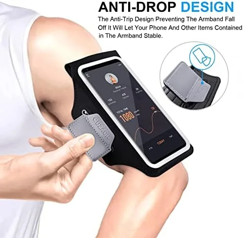 Armband holding a large Pro Max sized phone with room to spare