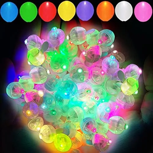 Overview of the Aogist 100pcs Mutilcolor Balloon Lights, Long Standby Time Waterproof Mini