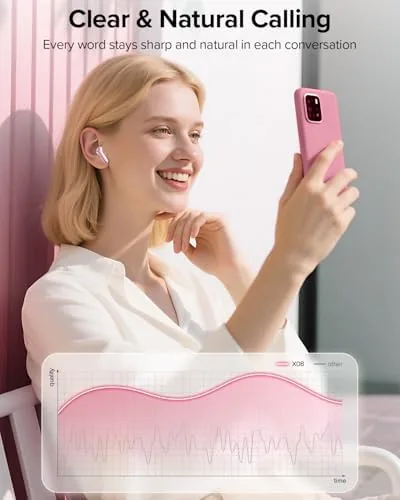 Another view of the TAGRY Bluetooth Headphones True Wireless Earbuds 60H Playback LED Power