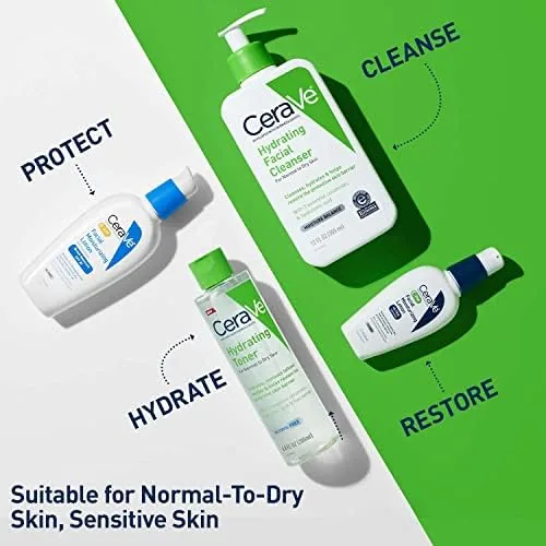 The CeraVe Hydrating Toner for Face Non-Alcoholic with Hyaluronic Acid, Niacinamide compared in context