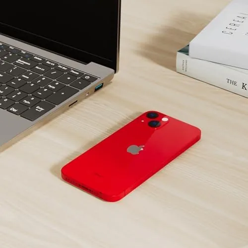 Close look at the Apple iPhone 13, 128GB, PRODUCT RED - Locked to AT&T (Renewed) build quality