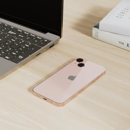 Close look at the Apple iPhone 13, 128GB, Pink - AT&T (Renewed) build quality