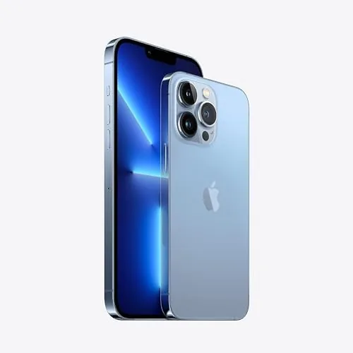 Close look at the Apple iPhone 13 Pro Max, 128GB, Sierra Blue - AT&T (Renewed) build quality